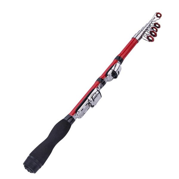 

portable fishing pole small size hard rod for sea lake accessories #07 boat rods