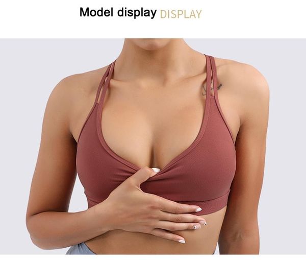 

yoga outfit breast butterfly beauty back ganesha bra cross light shockproof running fitness sports underwear women