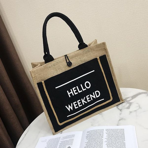 

evening bags luxury designer handbag fashion canvas cotton linen bag trend one shoulder wristlet letter solid color tote