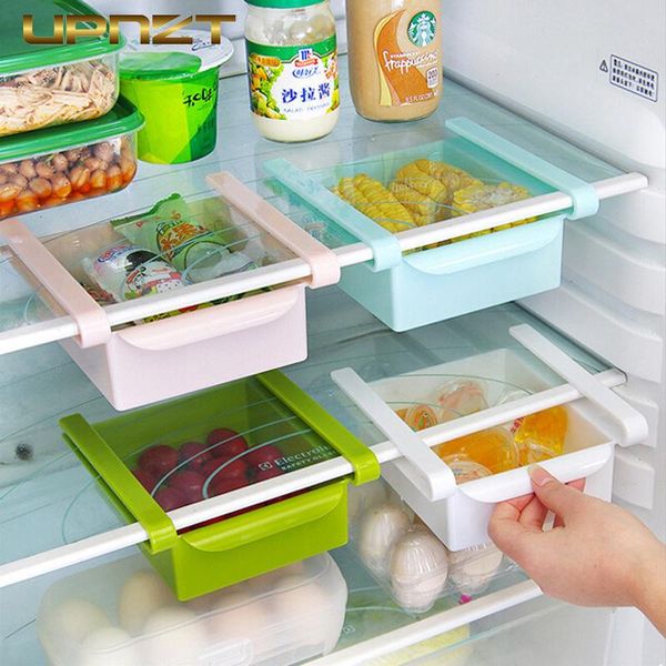 

storage bottles & jars kitchen fridge rack drawer type organizer er shelf holder pull-out organiser space saver accessories
