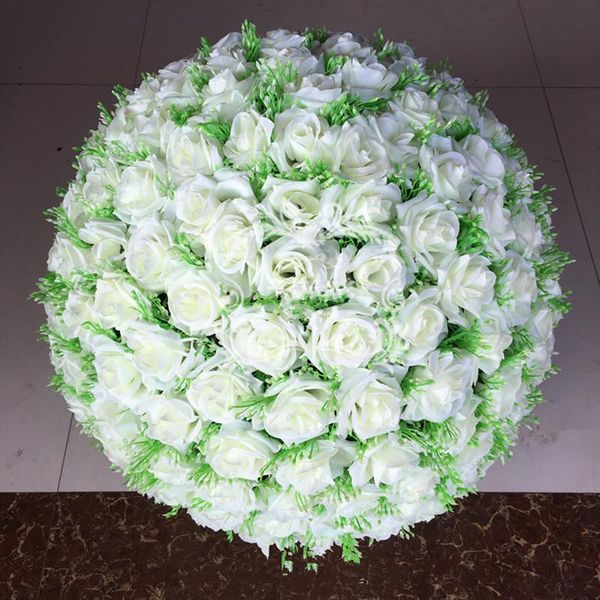 

50cm artificial silk flower ball starry kissing balls for wedding home decoration diy craft wreath gift valentine's day decor decorativ