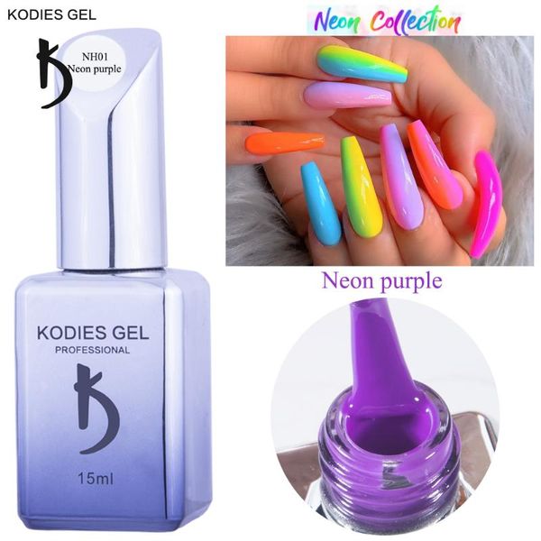 

nail polish neon color summer purple yellow manicure varnish painting lacquer 15ml uv/led semi permanent gellak gel, Red;pink