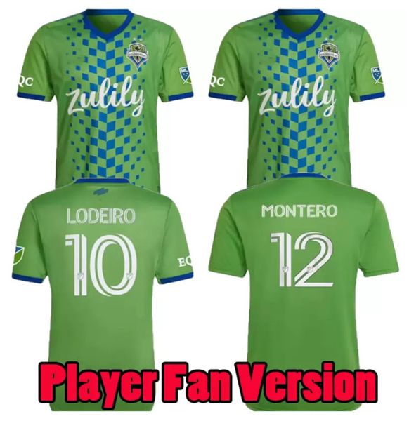 

fan player version mls 2022 2023 seattle sounders soccer jerseys 22 23 jimi hendrix kit roldan ruidÃ­az lodeiro montero morris camisetas de f, Black;yellow