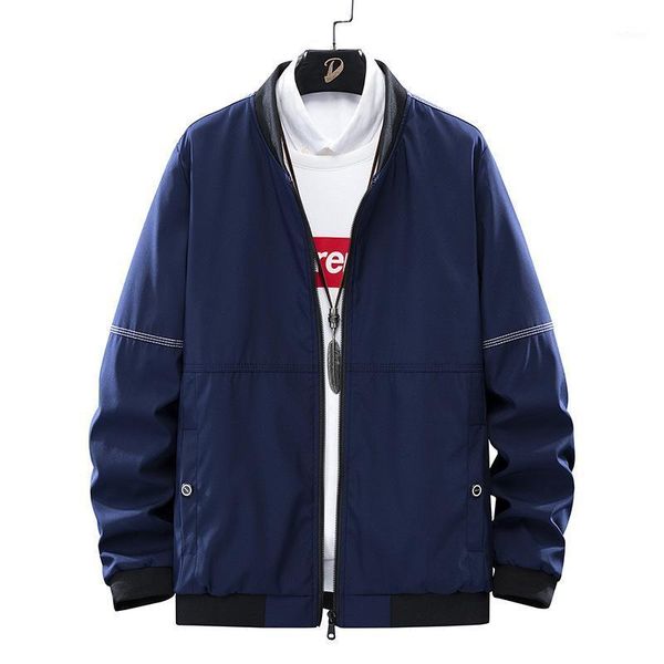 

men's jackets bomber jacket 2021 thin autumn men's baseball collar korean slim trend handsome flying suit wild youth men, Black;brown