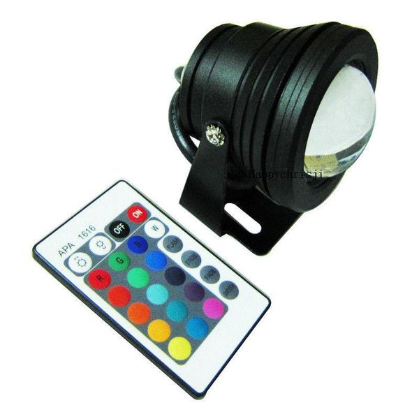 

floodlights 10w rgb waterproof ip67 high power led round floodlight black 12v dc