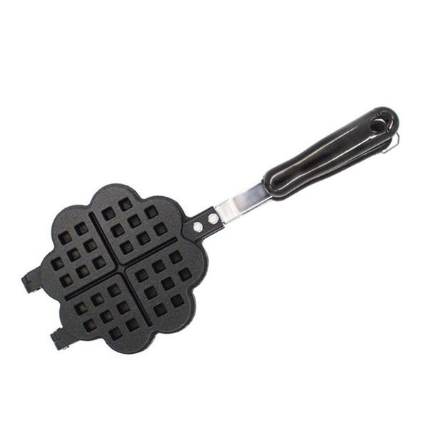 

non-stick waffles maker mold portable household kitchen gas pan bubble egg cake oven breakfast machine baking moulds