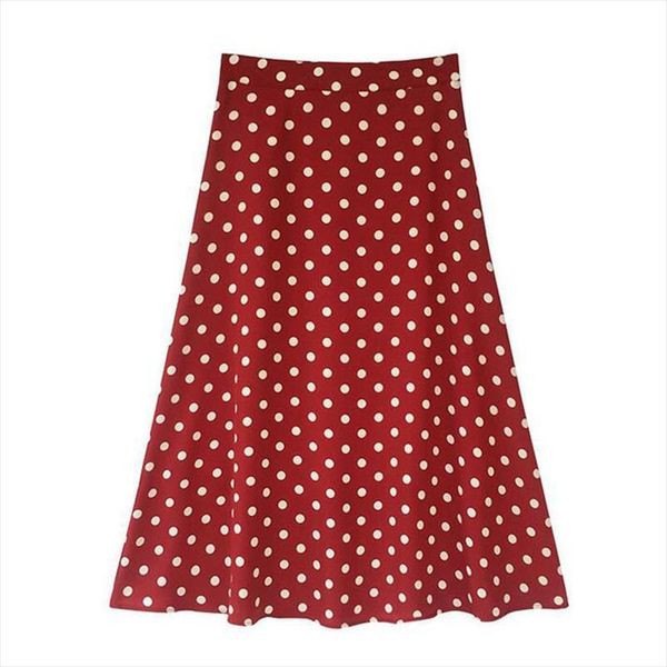 

u swear summer high waist womens skirts slim black sweet girls patchwork lace polka dot skirt long faldas mujer moda