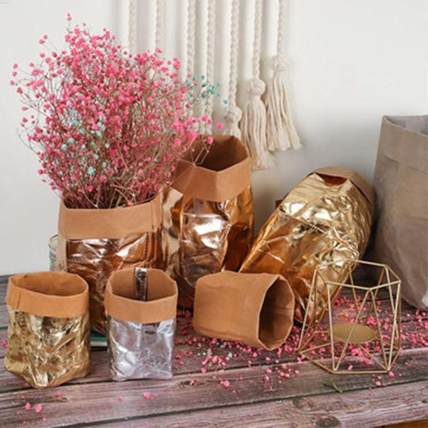 

storage bags accessories washable grocery bag heavy duty reusable box plant kraft paper for edible flowers