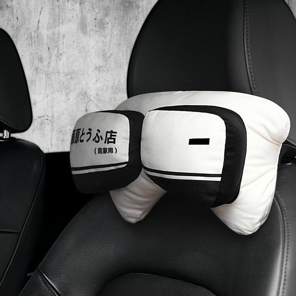 

seat cushions fashion cute car headrest neck pillow kawaii travel leeping support accessories interior for girls boys gift