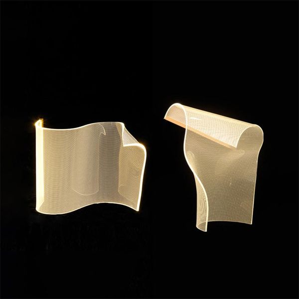 

table lamps modern led lamp clear acrylic light guide panel bedroom study living room bedside design desk lights lighting