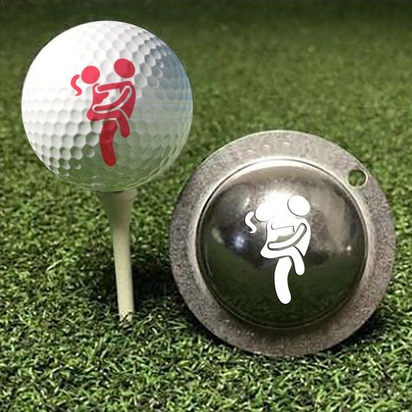 Bolas de golfe Bola Marcador de linha Estêncil Aço Desenho Molde Marca de alinhamento Plotter de sinal Ferramenta para esportes ao ar livre