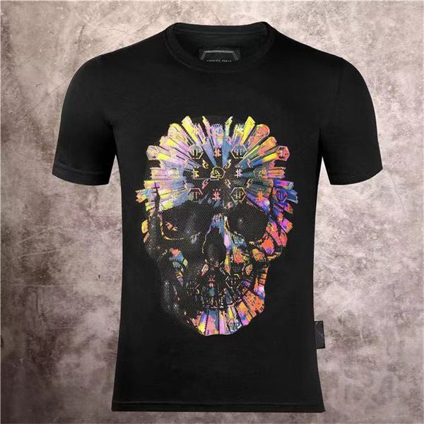 

high-end summer fashion men's tees & polo t-shirt round neck 3d avatar pattern short sleeve m-3xl, White;black