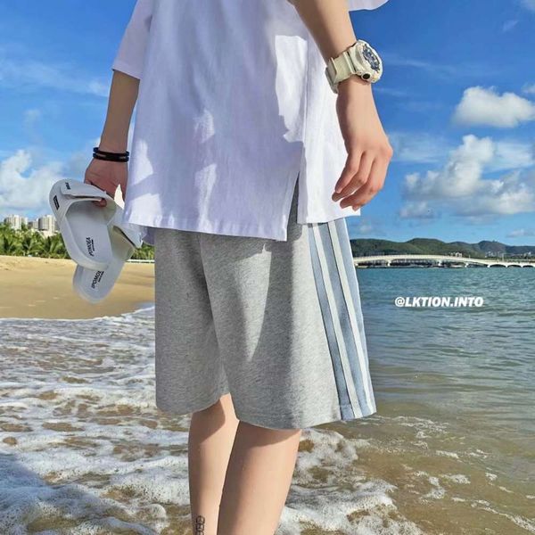 

men's shorts men's shorts summer trend loose capris casual thin pants, White;black