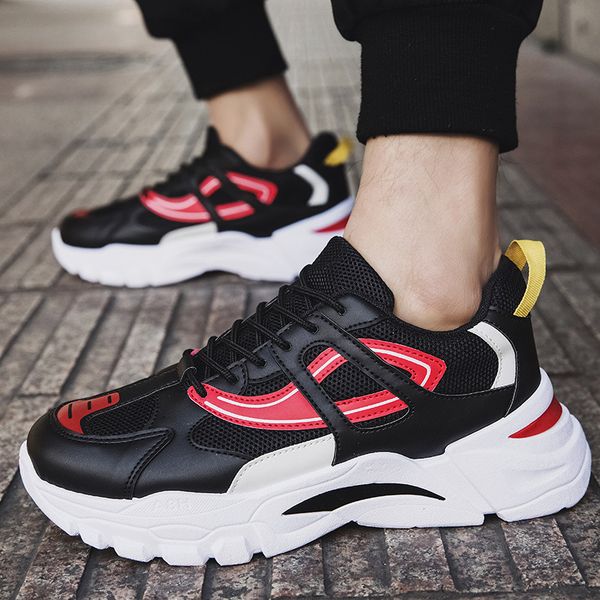 

men's basketball high shoes anti-slip wear resistant student sports shoes shock absorption boots new sport shoes for men ghsgh