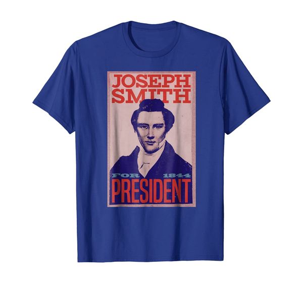 

joseph smith for president mormon lds shirt, White;black