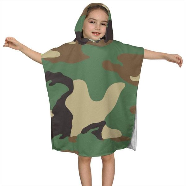 

towel camo kids hooded bath for children