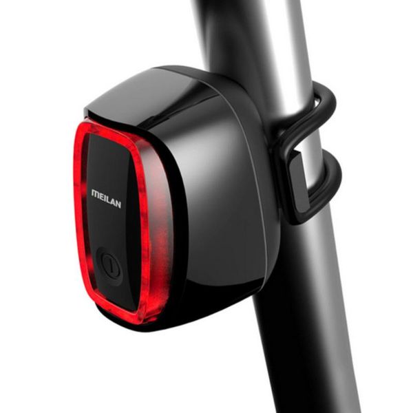 

bicycle light waterproof automatic bike brake sensing tail lamp 7modes usb recharge riding warning flashing cycling accessoreis lights