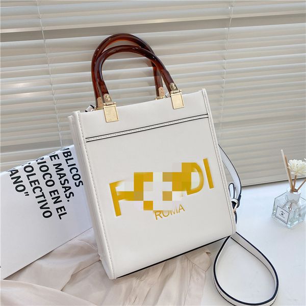 

factory outlet design tote women's large capacity portable 2021 new fashion shoulder bag popular solid color letter messenger bag