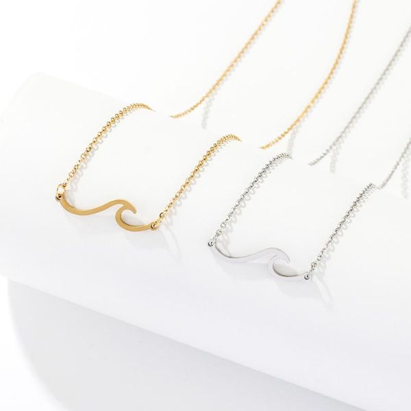 

chains yzx80 simple line men's and women's necklaces, Silver