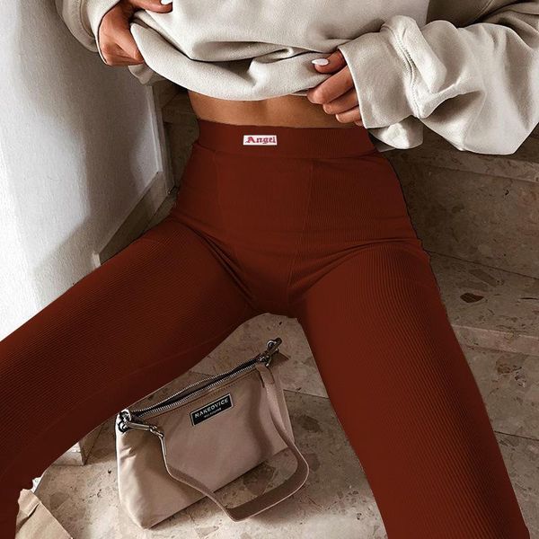 

women's pants & capris ranmo women pencil elegant white slim casual female stretch trousers leggings ribbed knitted motorcycle beach, Black;white