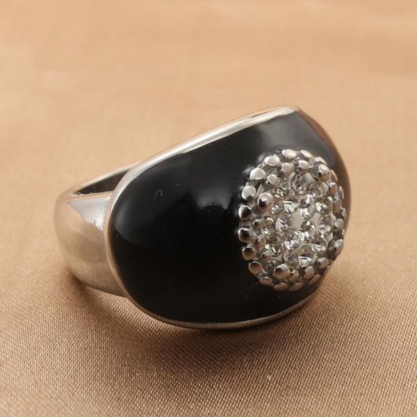 

wedding rings fashion jewelry stainless steel round ring men trendy simple punk gift 290130, Slivery;golden