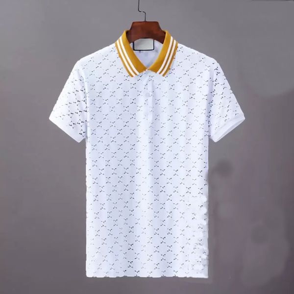 

luxurys designers men dress t shirt man polo fashion embroidery letter pattern print breathable men's casual women short sleeve tees h, White;black