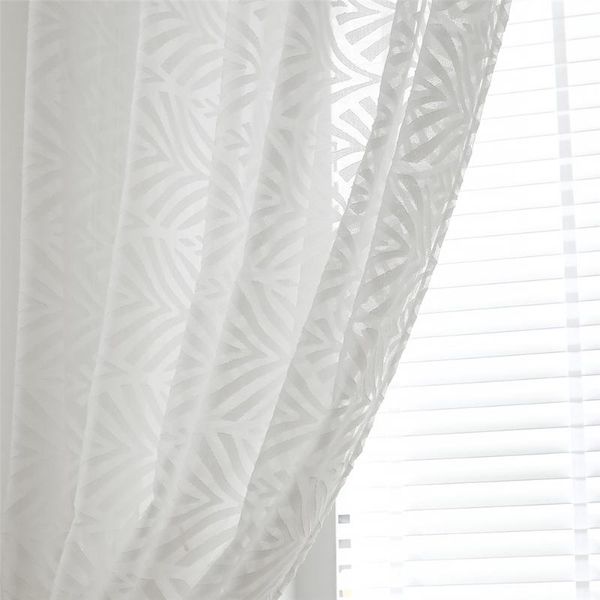 

curtain & drapes european and american style white window screening solid door curtains drape panel tulle for living room @ls