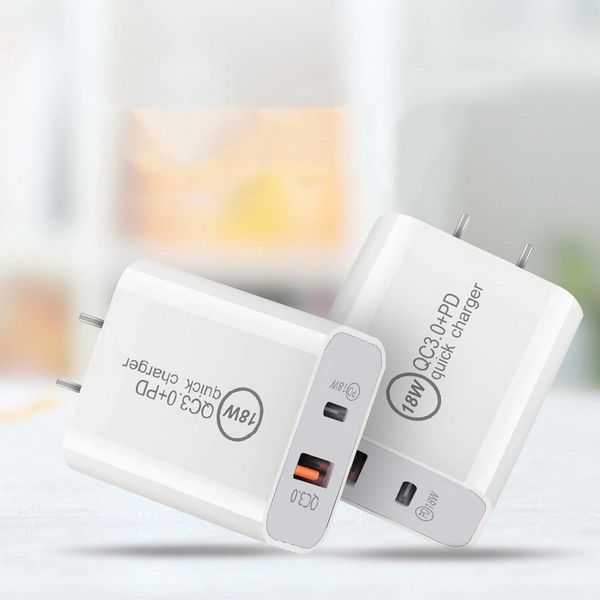 

18w fast usb charger quick charge type c