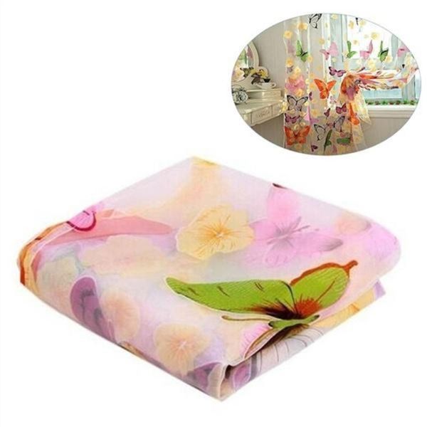 

100x200cm washable sheer window panel curtains for home curtain & drapes