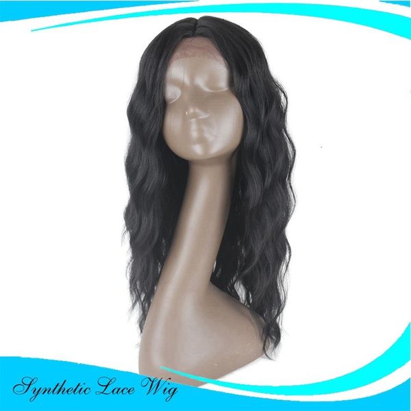

wig female front small curly hair chemical fiber lace headgear, Black;brown