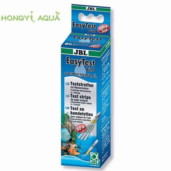 

decorations 1 bottle six-in-one test strip jbl easy strips for aquarium fish tank stick 50 support ph gh kh no2 no3 cl2 water