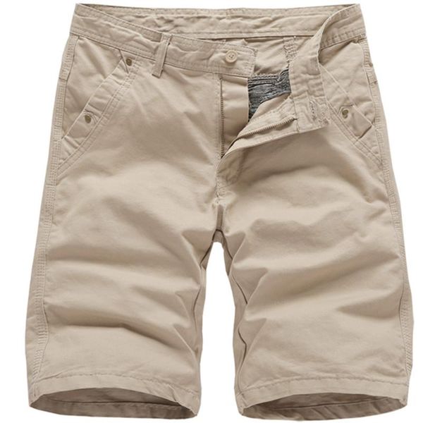 

chinese style simple casual shorts knee length pants loose breathable summer fashion beach cargo safari men's, White;black