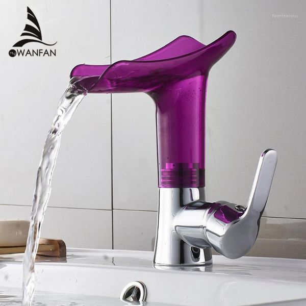 

basin faucets waterfall faucet for bathroom mixer tap single handle sink deck mounted torneiras 8550131