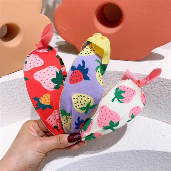 

hair accessories cute fruit print hairbands with bow girls butterfly headbands kids bithday party show wear headdress, Slivery;white