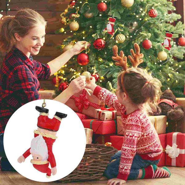 

christmas decorations 2 pcs santa pendants hanging decor festival window