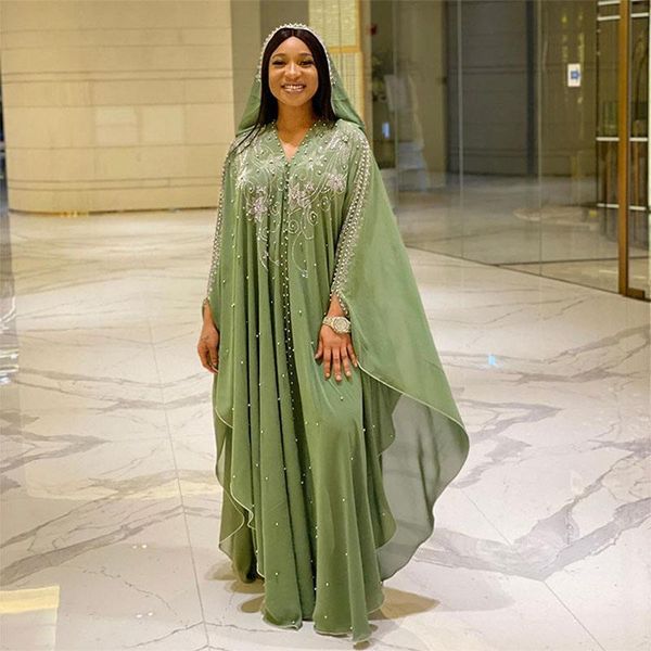 

african women dashiki moroccan kaftan dubai abaya pearls diamonds hoodie dress muslim jilbab eid mubarak caftan africa clothes ethnic clothi, Red
