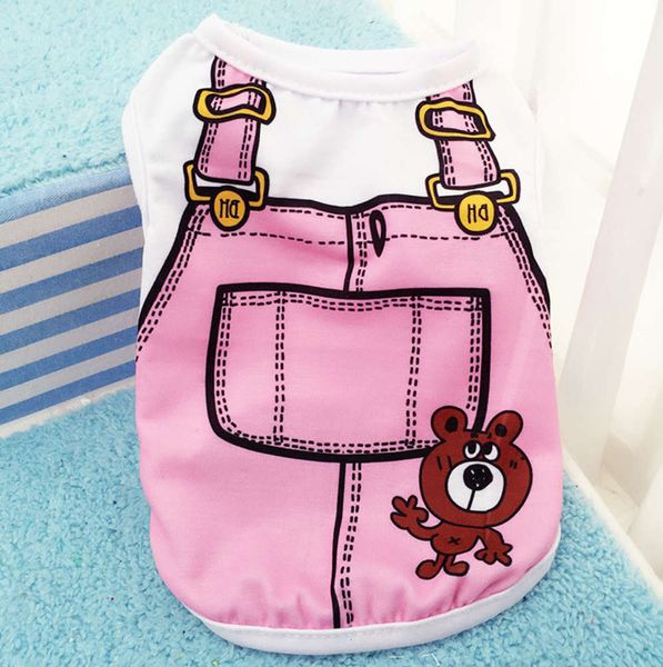 

dog clothes teddy spring summer bixiongbomei dog puppies clothing two four legged cat pets