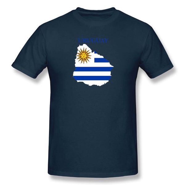 

men's t-shirts man uruguay flag map europe, proud, national, flags home funny shirt, White;black