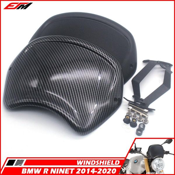 

motorcycle windshield cafe windscreen wind deflector for r nine t rninet r9t 2014-2021 ninet pure 16-20 17-20