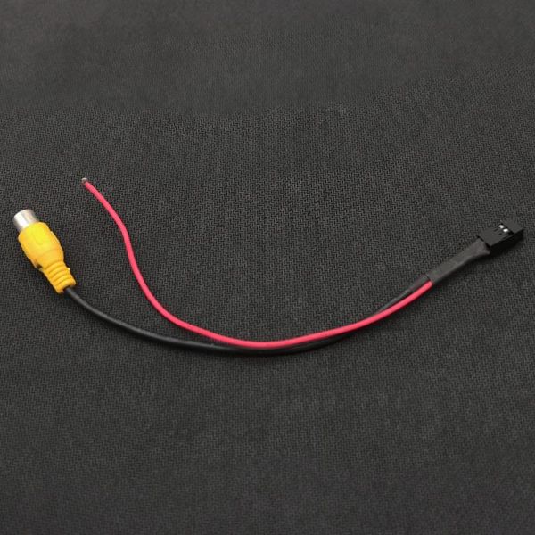 

car rear view cameras& parking sensors 6pin original video input switch reverse camera rca adapter cable for qashqai dualis juke 2007