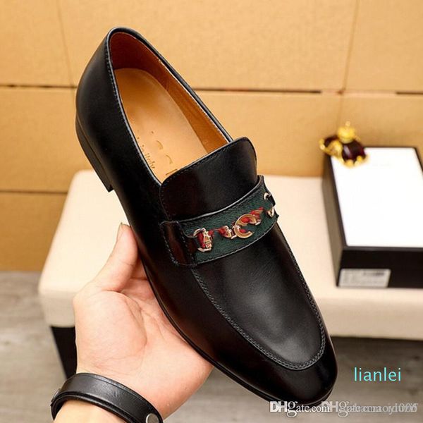 A3 зимняя обувь Мужская кисточка Loafer Натуральная кожа черно-коричневый скольжение на мужчин платье обувь дизайнерские туфли свадьба формальная Shoessize 6.5-11 Iduzi