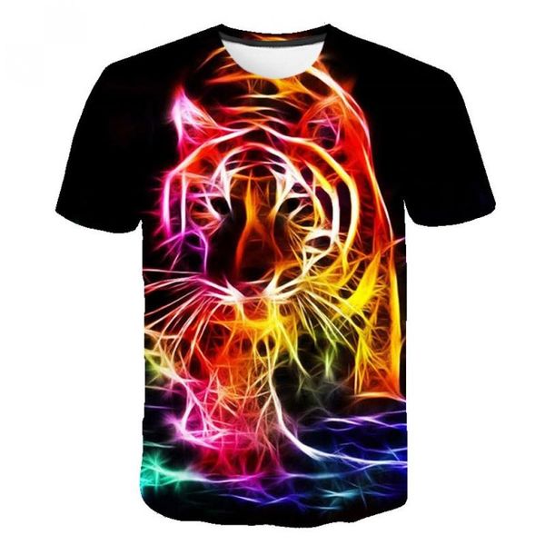 

lovers wolf printed t shirts men 3d t-shirts drop ship tee short sleeve camiseta round neck tshirt fashion casual brand men's, White;black