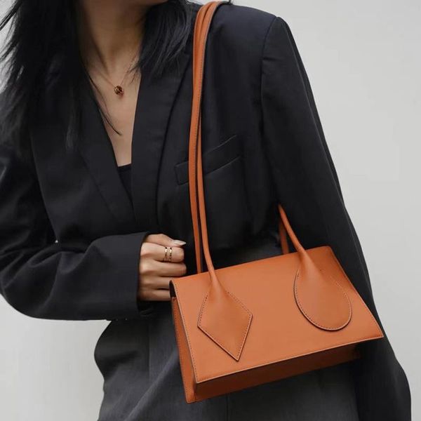 

evening bags armpit bag women cowhide leather minority designed one shoulder baguette ladies korean leisure stylish luxury