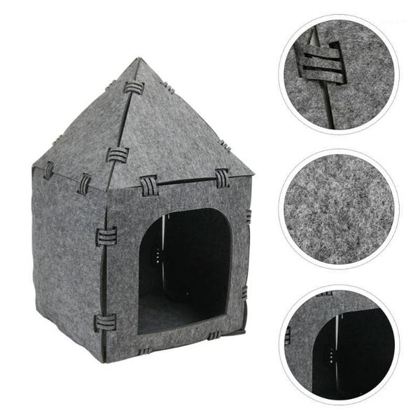 

cat beds & furniture creative tunnel nest felt kitty house pet toys sleeping1
