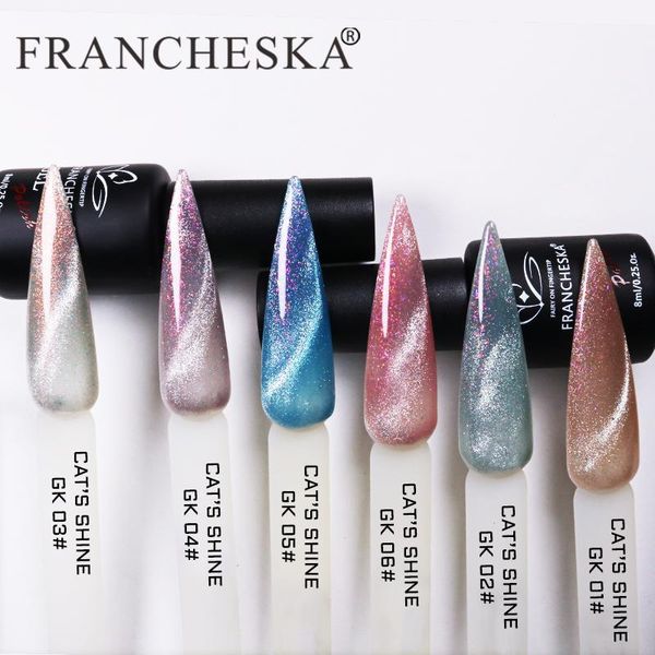 

nail gel cat eye series polish magnetic blinking coat 8ml varnish art manicure lak polishes nails tslm1, Red;pink