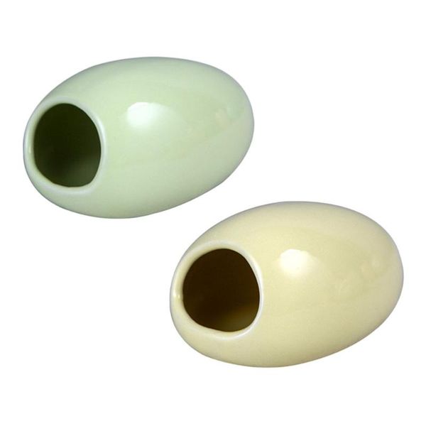 

small animal supplies 2pcs hamster cooling nests ceramic houses animals nest pet