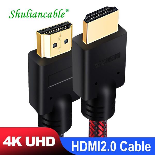 

audio cables & connectors shuliancable cable 2.0 4k 1m 2m 3m 5m 10m 15m 20m splitter switcher for hd tv lapps3 ps4 computer xbox