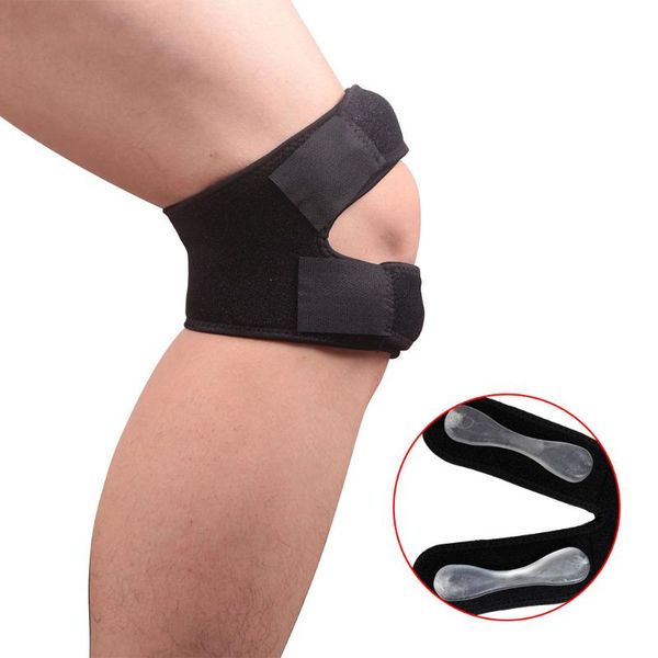 

elbow & knee pads 1~2pcs patella breathable flexible brace strap support pad help reduce pain soreness fitness exercise pressure yl0129, Black;gray