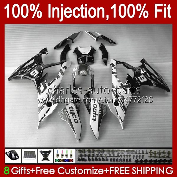 100% Fit Injecção Molde para BMW S-1000RR S1000-RR S 1000RR 2019-2021 Bodywork 21no.130 S1000 S-1000 Corpo S 1000 RR 2019 2020 2021 S1000rr Preto Branco 19 20 21 Fairing OEM