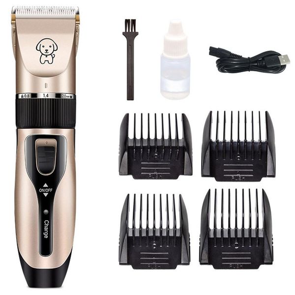 

professional hair clipper rechargeable (pet/cat/dog/rabbit) hair trimmer dog hair clipper grooming shaver set pets haircut tools